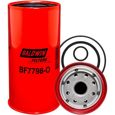 Baldwin Filters Fuel Filter, 3-5/8" O.D., Spin-On Design BF7798-O